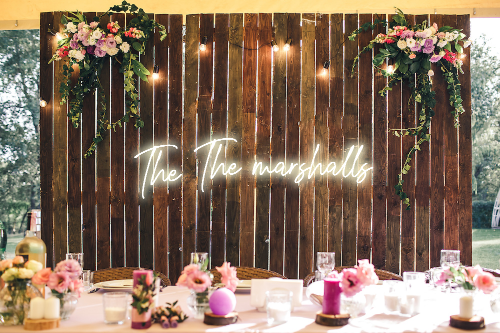 Personalised Wedding / Surname Neon Sign - Neon Daddy
