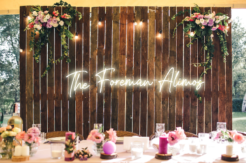 Personalised Wedding / Surname Neon Sign - Neon Daddy