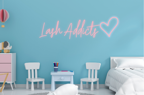 Personalised Name with Heart Neon Sign - Neon Daddy