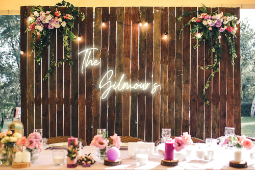 Personalised Wedding / Surname Neon Sign
