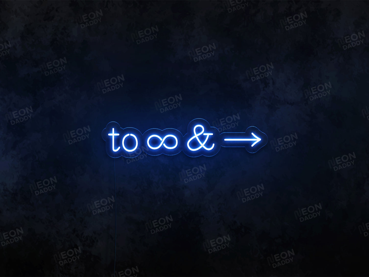 To Infinity and Beyond LED Neon Sign