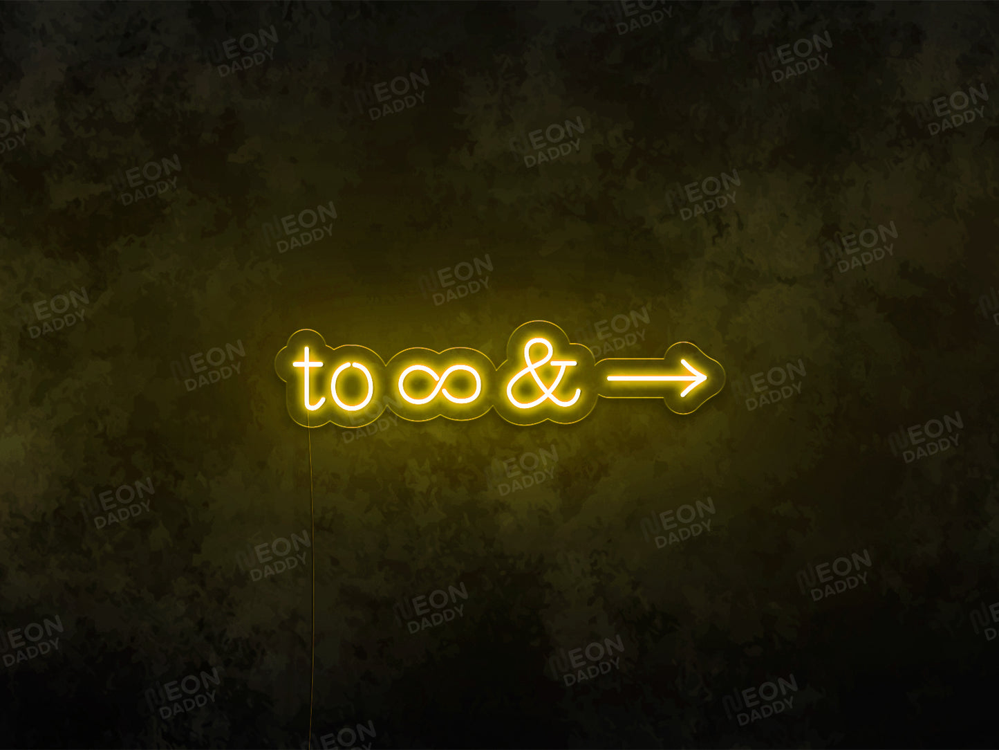 To Infinity and Beyond LED Neon Sign