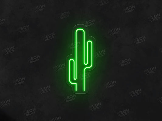 Mini Cactus neon sign - Neon Daddy
