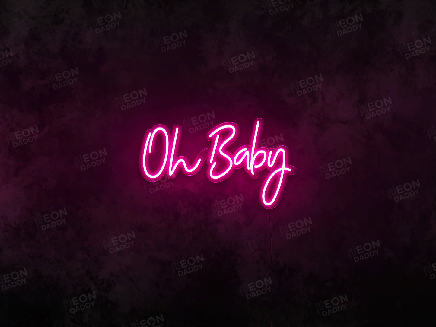 Oh Baby LED Neon Sign