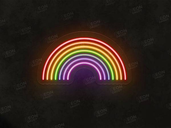 Simple Rainbow Neon Sign - Neon Daddy