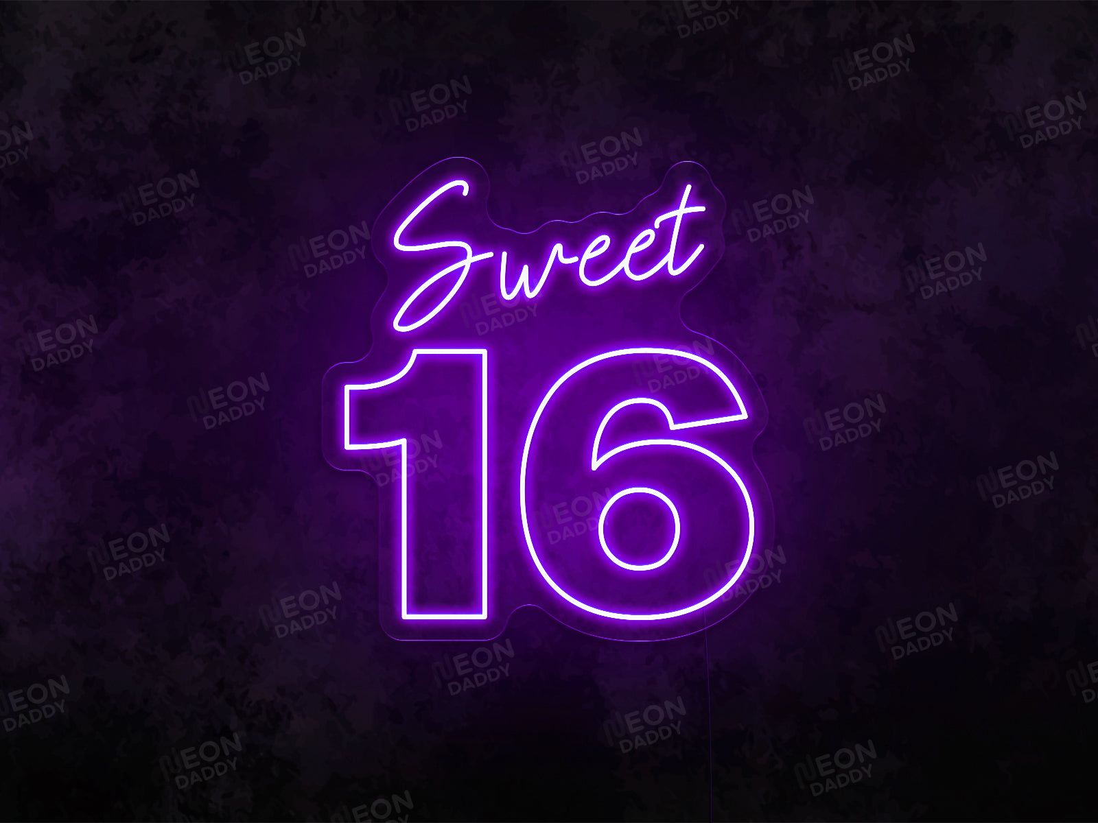 Sweet 16 LED Neon Sign - Neon Daddy