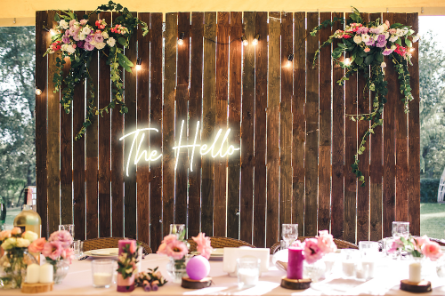 Personalised Wedding / Surname Neon Sign
