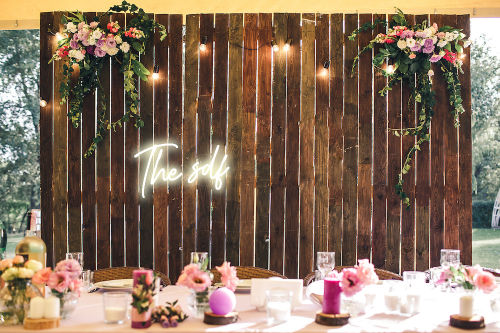 Personalised Wedding / Surname Neon Sign
