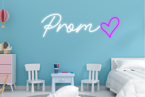 Personalised Name with Heart Neon Sign