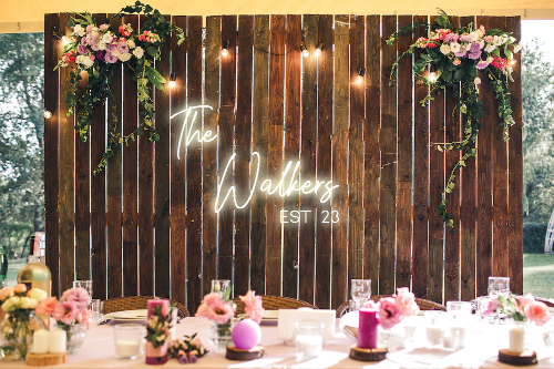 Personalised Wedding / Surname Neon Sign - Neon Daddy
