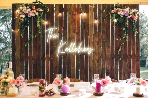 Personalised Wedding / Surname Neon Sign