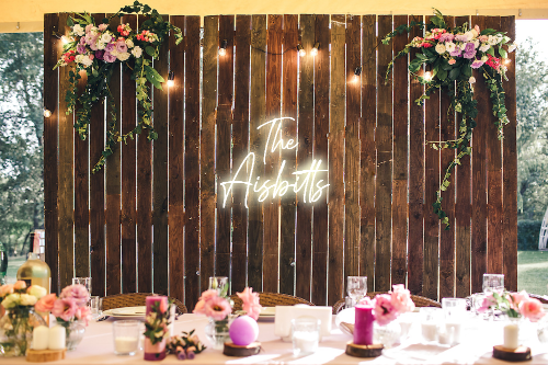 Personalised Wedding / Surname Neon Sign