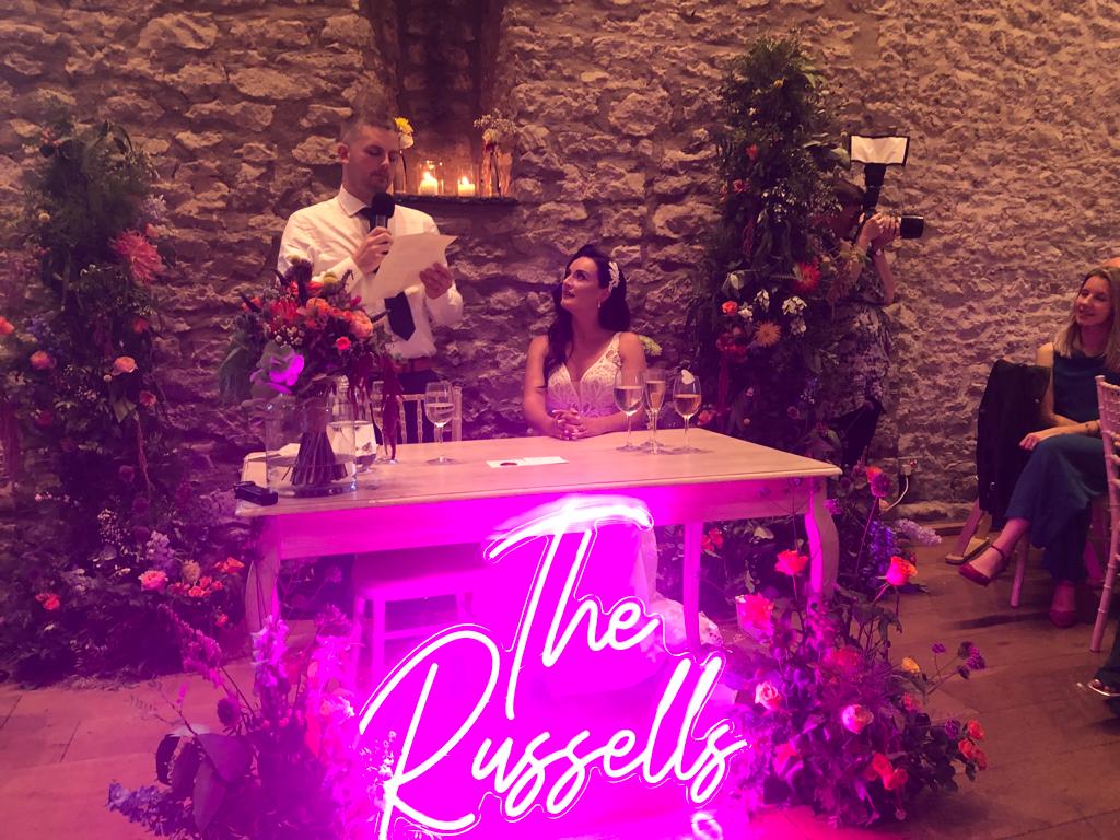 Personalised Wedding / Surname Neon Sign - Neon Daddy