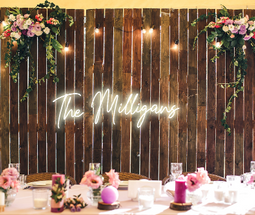 Personalised Wedding / Surname Neon Sign - Neon Daddy