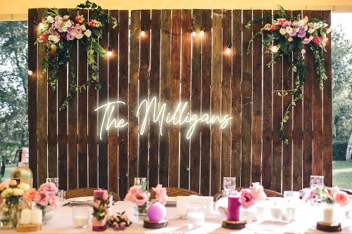 Personalised Wedding / Surname Neon Sign - Neon Daddy