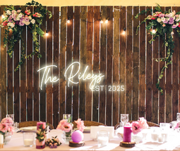 Personalised Wedding / Surname Neon Sign - Neon Daddy