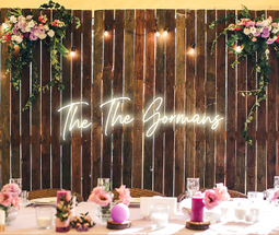 Personalised Wedding / Surname Neon Sign - Neon Daddy