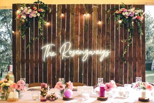 Personalised Wedding / Surname Neon Sign - Neon Daddy