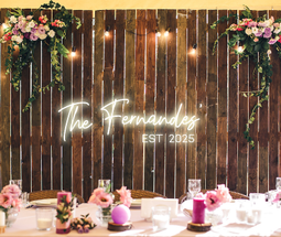 Personalised Wedding / Surname Neon Sign - Neon Daddy