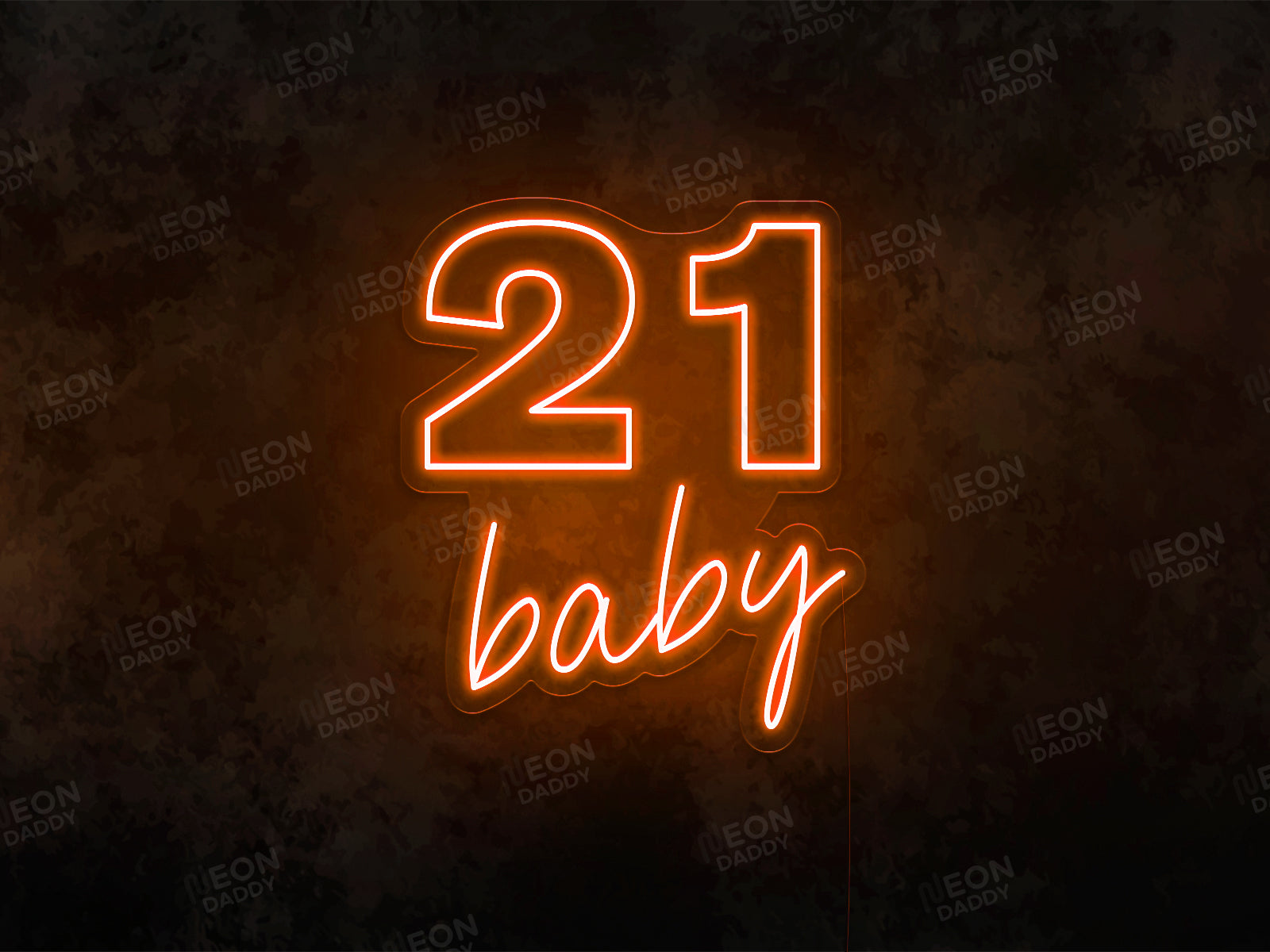 21 Baby LED Neon Sign - Neon Daddy