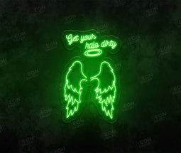 Angel Wings LED Neon Sign - Neon Daddy