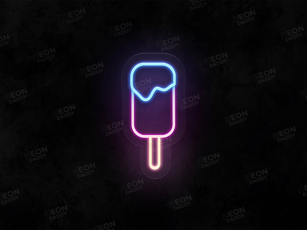 Blue Pink Ice Lolly neon sign - Neon Daddy