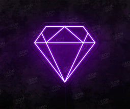 Diamond Neon Sign - Neon Daddy