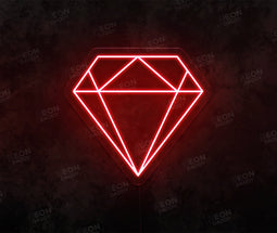 Diamond Neon Sign - Neon Daddy