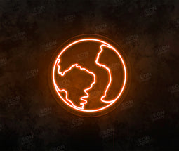 Earth LED Neon Sign - Neon Daddy