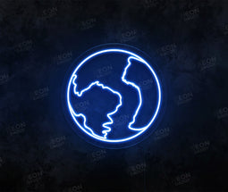Earth LED Neon Sign - Neon Daddy