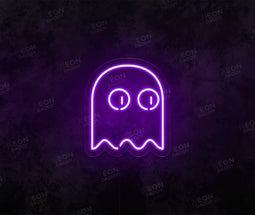 Ghost Pacman LED Neon Sign - Neon Daddy