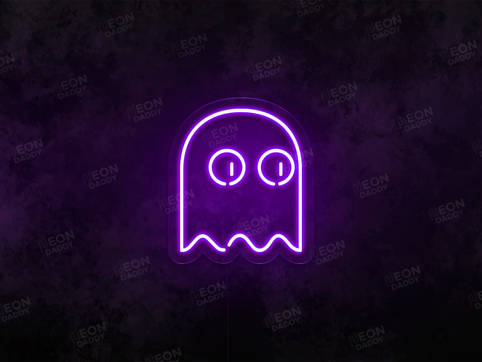 Ghost Pacman LED Neon Sign - Neon Daddy