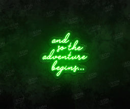 And so The Adventure Begins - Neon Daddy