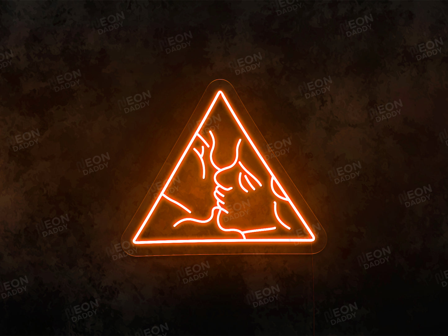 Love Triangle LED Neon Sign