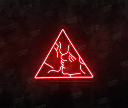 Love Triangle LED Neon Sign