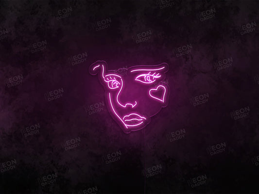 Beauty Face LED Neon Sign