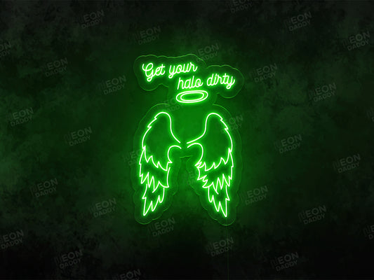 Angel Wings LED Neon Sign - Neon Daddy