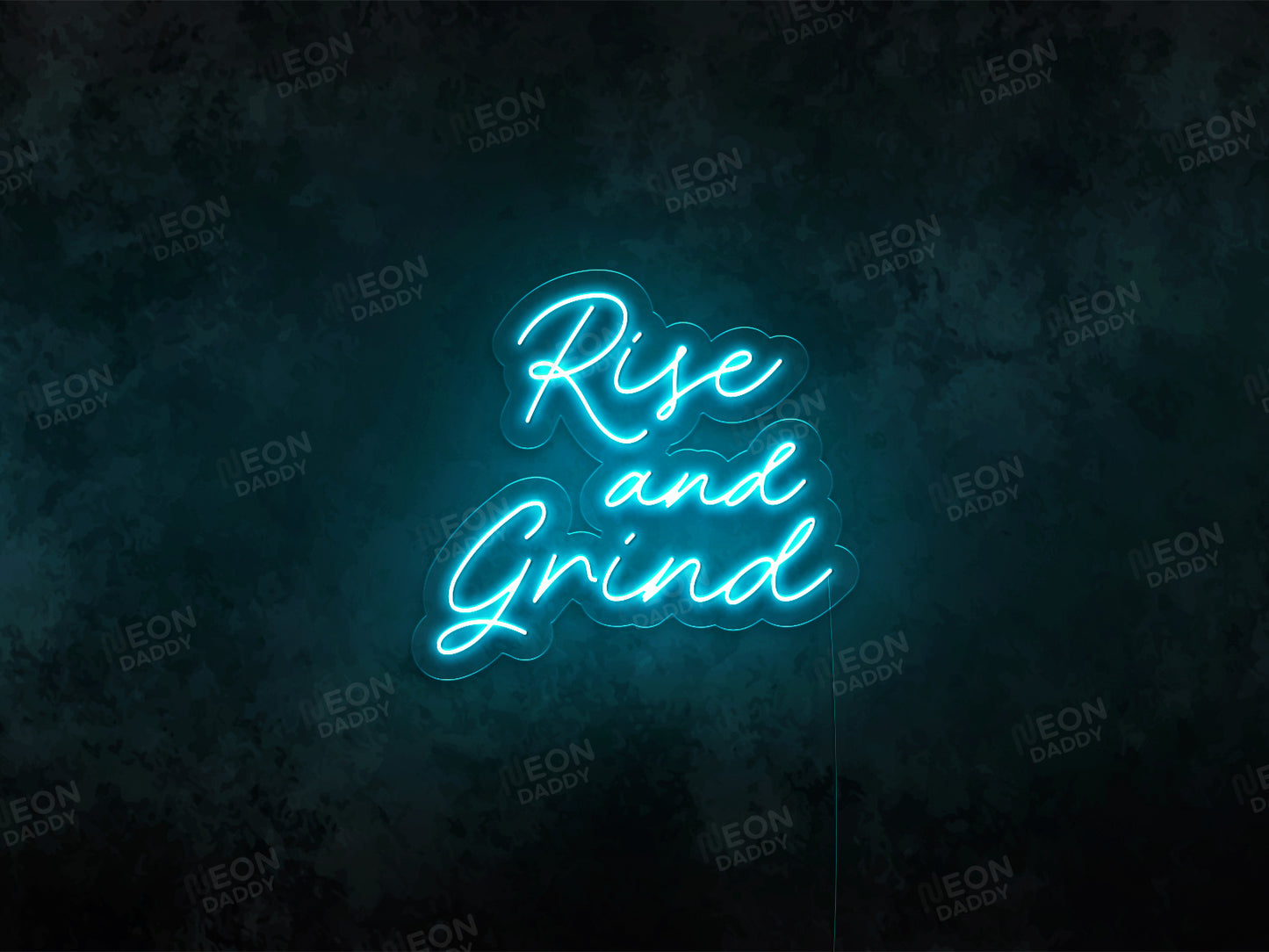 Rise and Grind LED Neon Sign