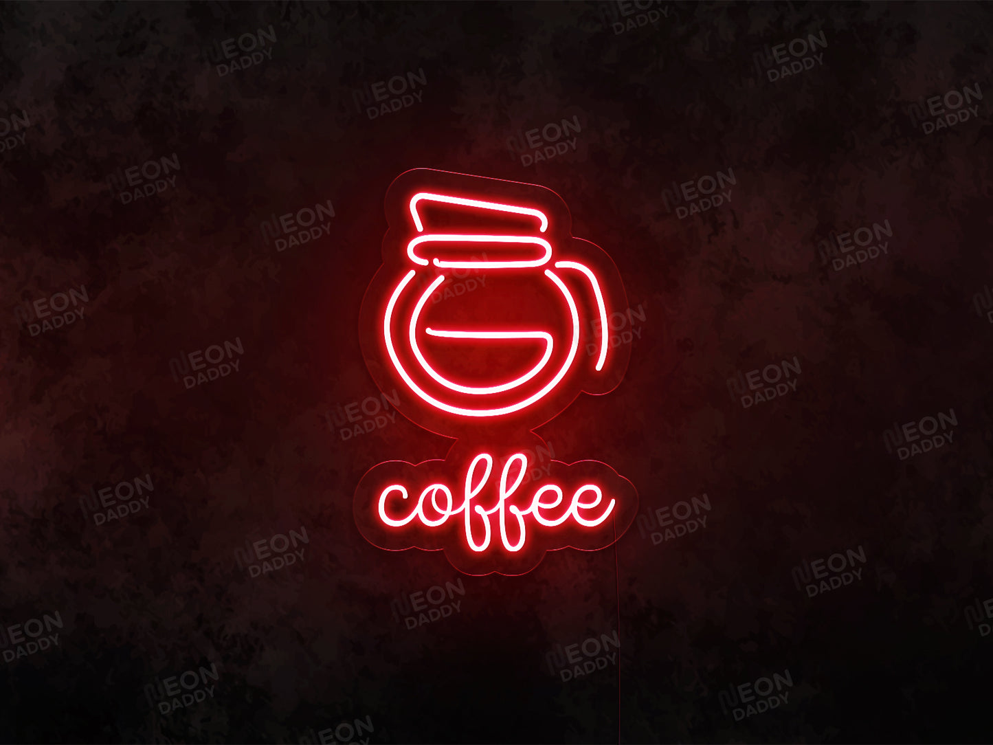 Coffee Pot LED Neon Sign