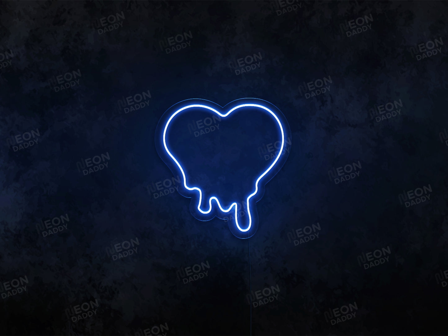 Melting Heart LED Neon Sign - Neon Daddy