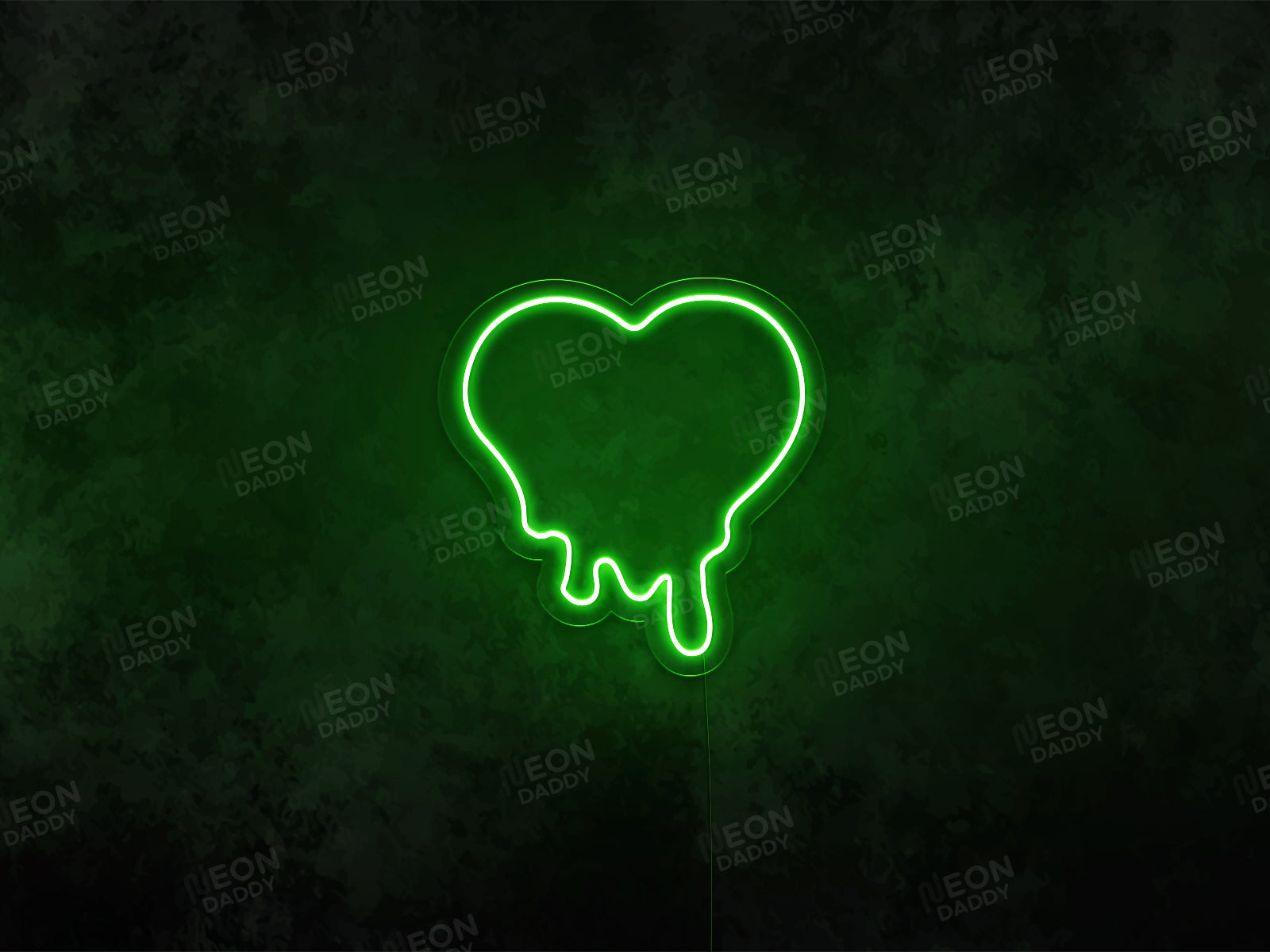 Melting Heart LED Neon Sign - Neon Daddy