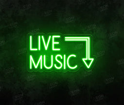 Live Music LED Neon Sign - Neon Daddy