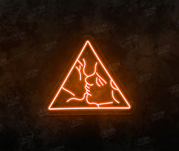 Love Triangle LED Neon Sign - Neon Daddy