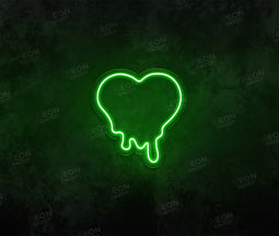 Melting Heart LED Neon Sign - Neon Daddy