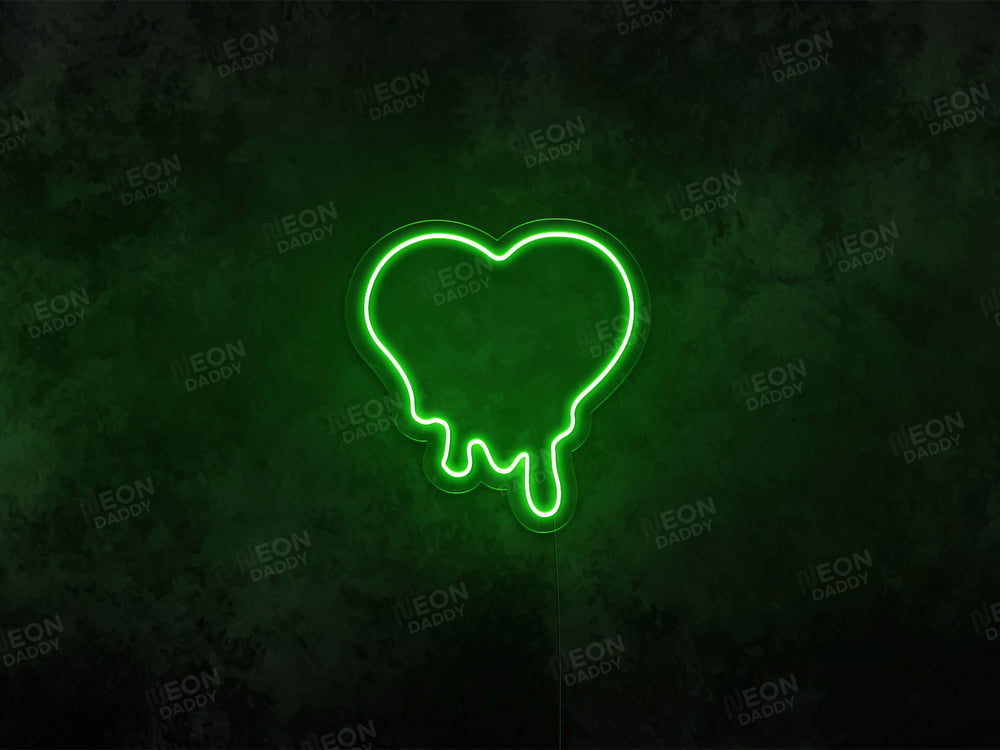 Melting Heart LED Neon Sign