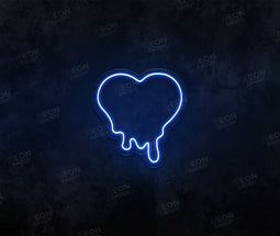 Melting Heart LED Neon Sign - Neon Daddy