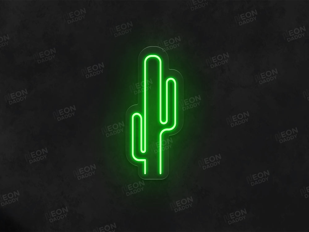 Mini Cactus neon sign