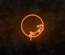 Moon Dog LED Neon Sign - Neon Daddy
