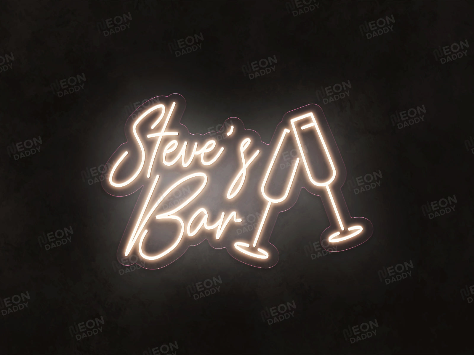 Personalised Bar Sign - Neon Daddy