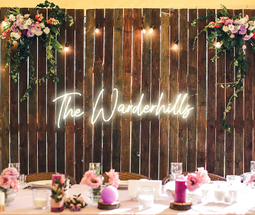 Personalised Wedding / Surname Neon Sign - Neon Daddy